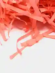 Розовый бумажный наполнитель цветной, стружка, для коробок