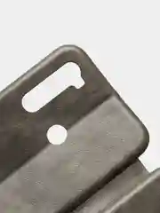 Серый чехол книжка из эко кожи для Xiaomi Redmi Note 8, 9, 10X, 10 Lite
