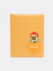 Дневник школьный Pug life