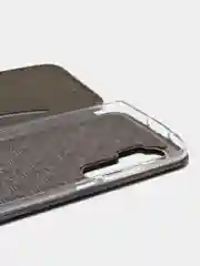 Серый чехол книжка из эко кожи для Xiaomi Redmi Note 8, 9, 10X, 10 Lite
