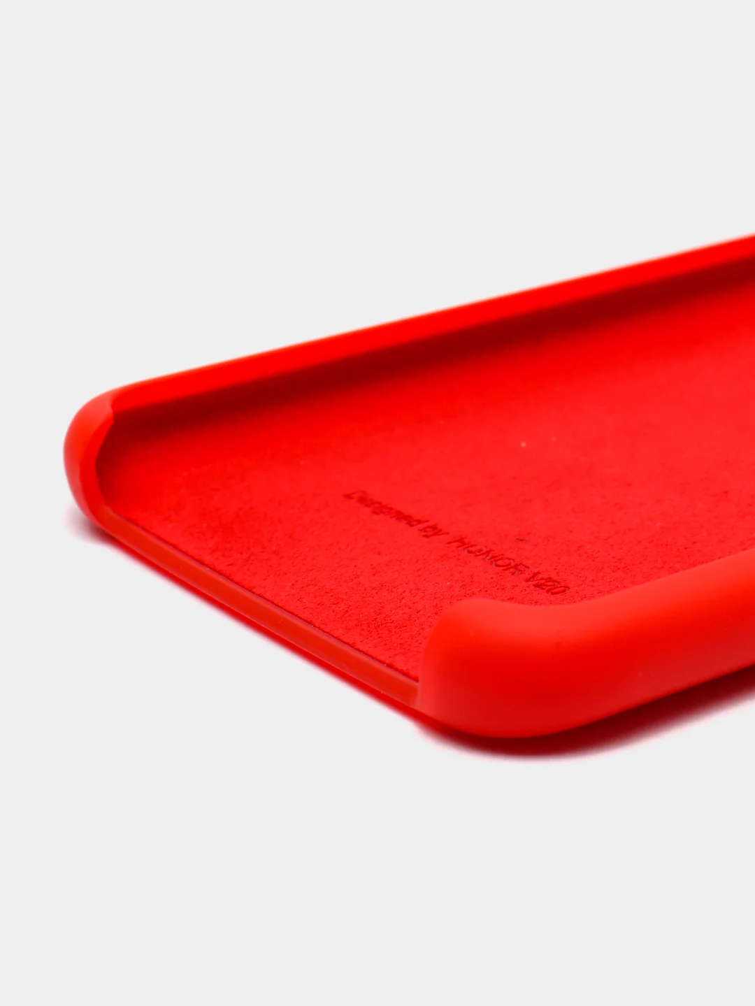 Красный чехол силиконовый Silicone Cover Case для Huawei Honor V20