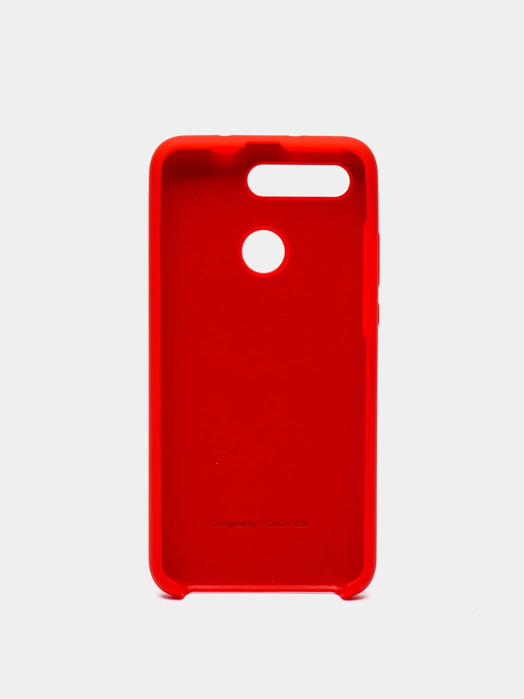 Красный чехол силиконовый Silicone Cover Case для Huawei Honor V20