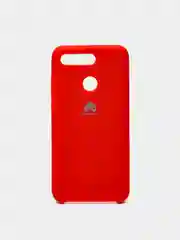 Красный чехол силиконовый Silicone Cover Case для Huawei Honor V20
