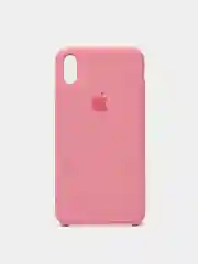 Розовый силиконовый чехол для Iphone, с логотипом