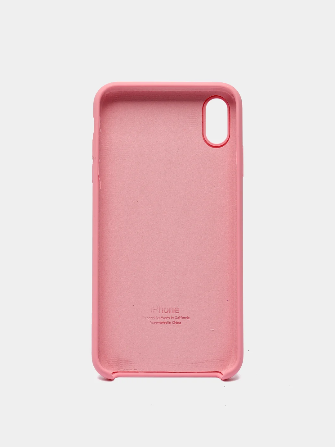 Розовый силиконовый чехол для Iphone, с логотипом