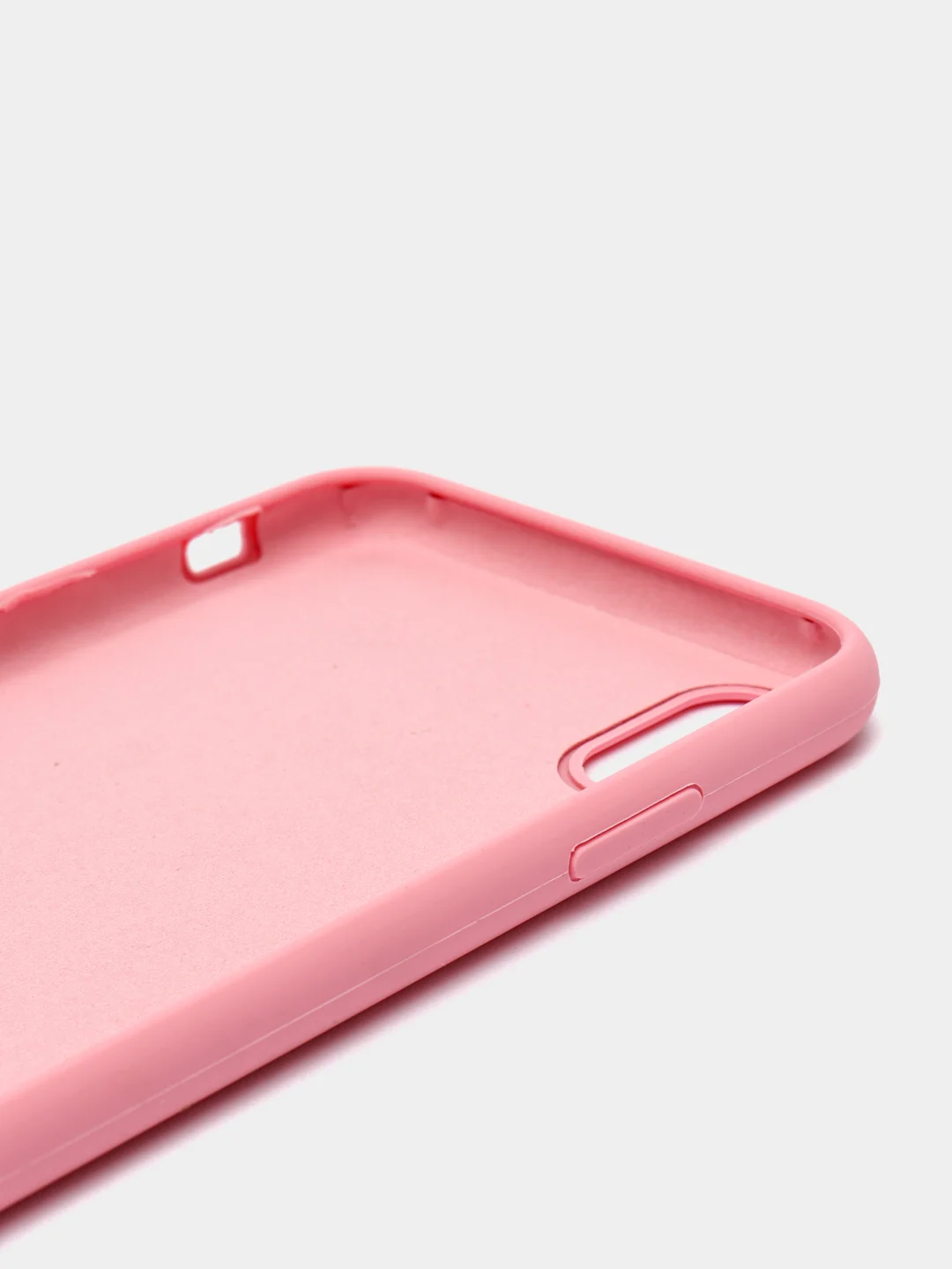 Розовый силиконовый чехол для Iphone, с логотипом
