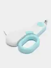 Бирюзовый когтерез для кошки, с фонариком