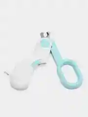 Бирюзовый когтерез для кошки, с фонариком