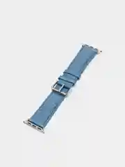 Синий кожаный ремешок для Apple Watch