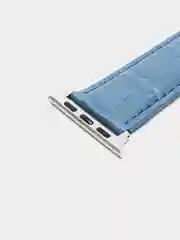 Синий кожаный ремешок для Apple Watch