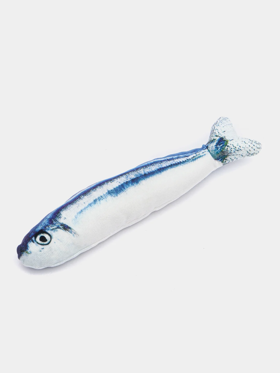 Синий игрушка для кошки с кошачьей мятой, в виде рыбы