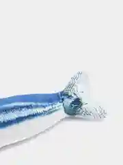 Синий игрушка для кошки с кошачьей мятой, в виде рыбы