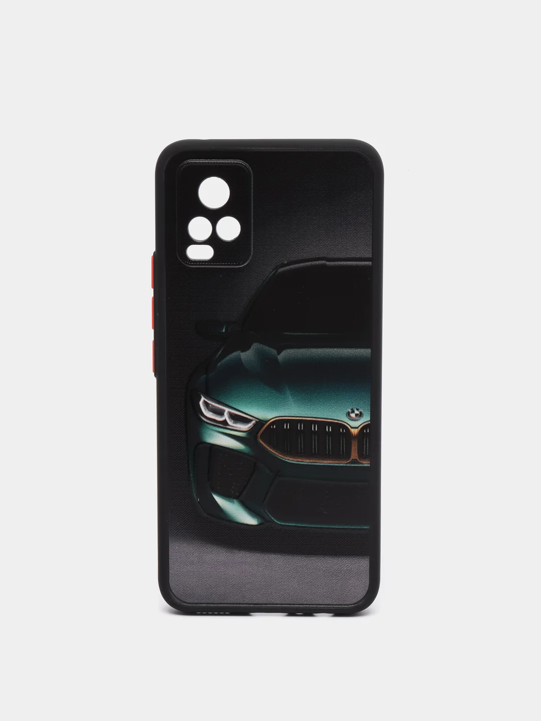 Зеленый чехол с ярким рисунком/принтом на Vivo V20 (Виво В20)