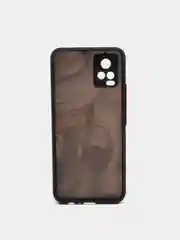 Бордовый чехол с ярким рисунком/принтом на Vivo V20 (Виво В20)