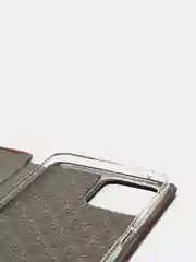 Бордовый чехол-книжка для Honor X8 4G (Хонор Х8 / Хонор Икс 8)