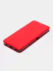 Красный чехол книжка для Honor X8 с функцией подставки