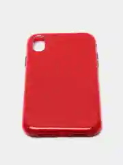 Красный чехол блестящий для iPhone XR, накладка c блестками