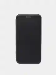 Черный чехол книжка Huawei Y6 2018 / Honor 7C / 7A Pro / Y6 Prime (Хуавей Хонор 7С / 7А Про)