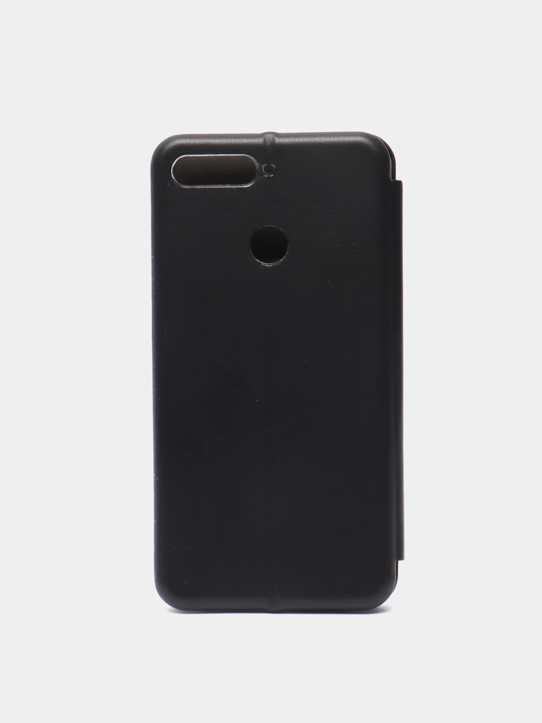 Черный чехол книжка Huawei Y6 2018 / Honor 7C / 7A Pro / Y6 Prime (Хуавей Хонор 7С / 7А Про)