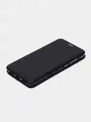 Черный чехол книжка Huawei Y6 2018 / Honor 7C / 7A Pro / Y6 Prime (Хуавей Хонор 7С / 7А Про)