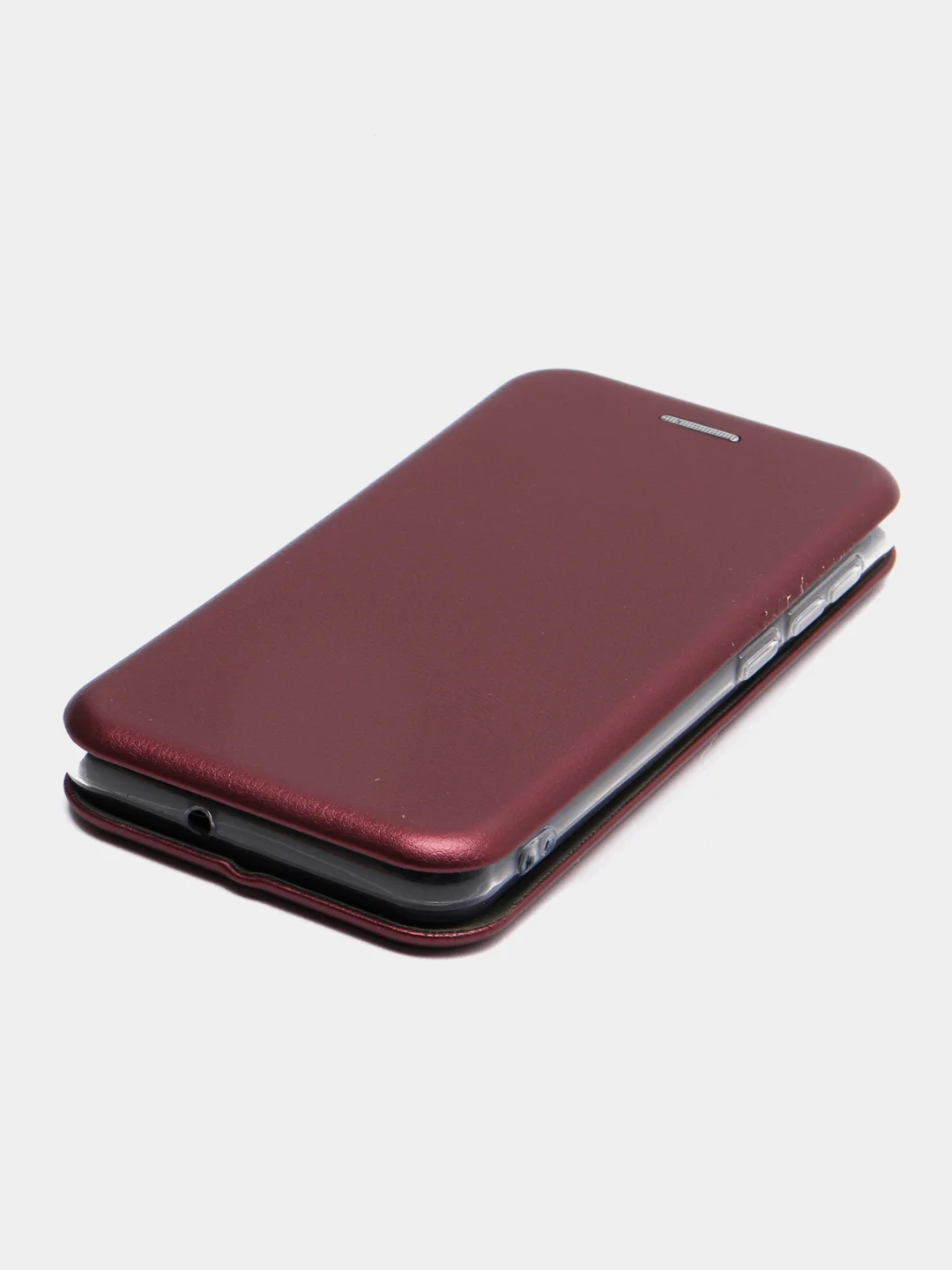 Бордовый чехол-книжка для ZTE Blade A31 Lite