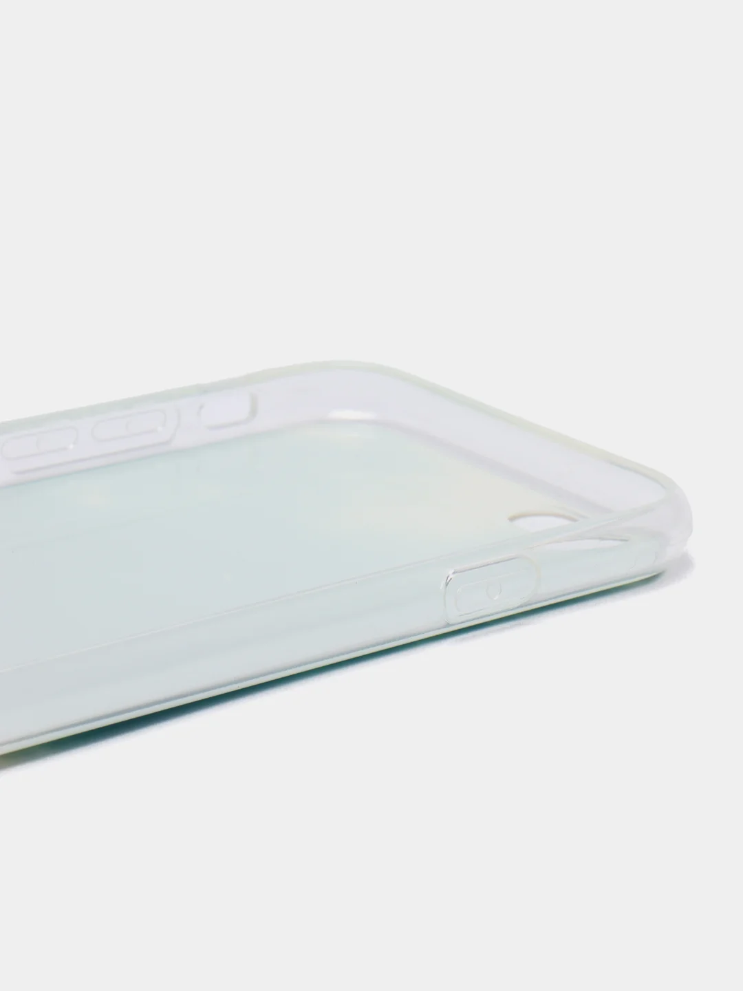 Тёмно-бирюзовый чехол с рисунком силиконовый для iPhone 6 6s 7 8 X XR XS 11 12 13 pro, Айфон