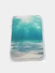 Тёмно-бирюзовый чехол с рисунком силиконовый для iPhone 6 6s 7 8 X XR XS 11 12 13 pro, Айфон
