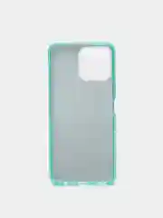 Бирюзовый чехол блестящий для Honor X8 накладка с блёстками