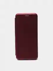 Багровый чехол-книжка для Xiaomi Redmi Note 11 PRO, Note 11 5G, силиконовый