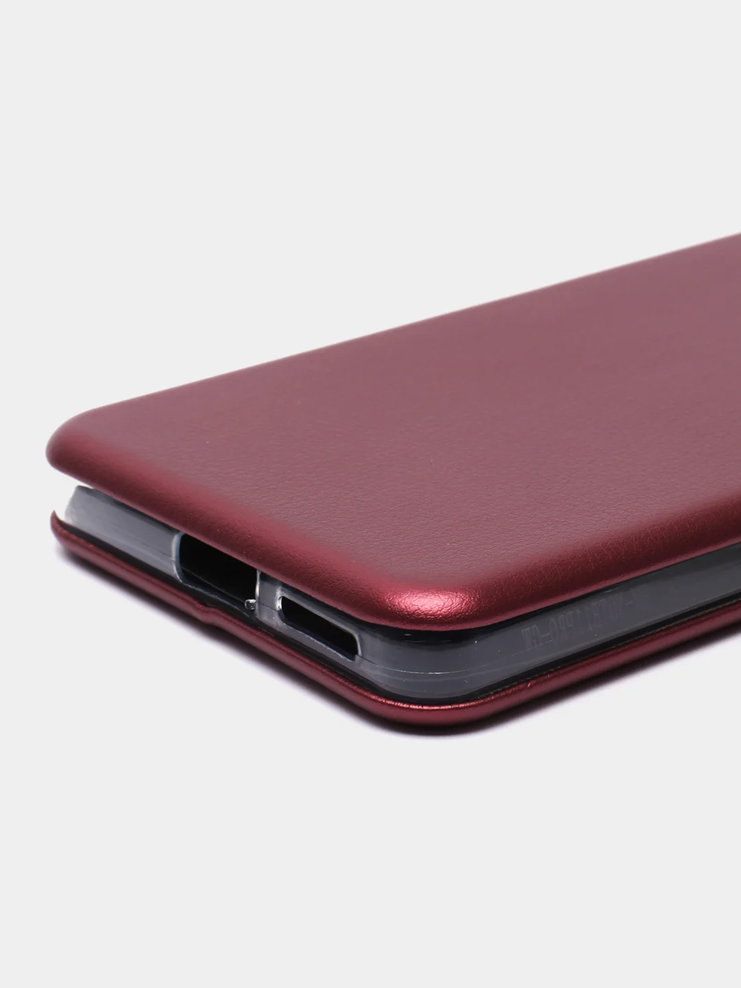 Багровый чехол-книжка для Xiaomi Redmi Note 11 PRO, Note 11 5G, силиконовый