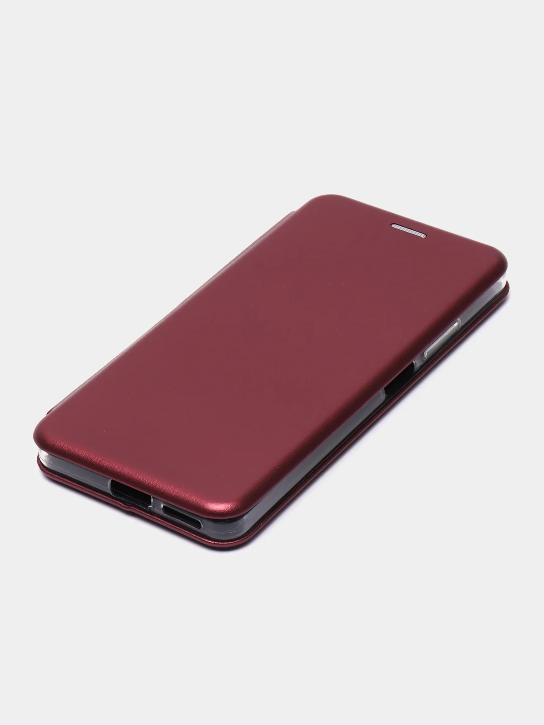 Багровый чехол-книжка для Xiaomi Redmi Note 11 PRO, Note 11 5G, силиконовый