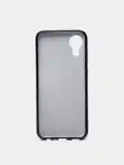 Угольный чехол блестящий Samsung Galaxy A03 Core, накладка с блёстками