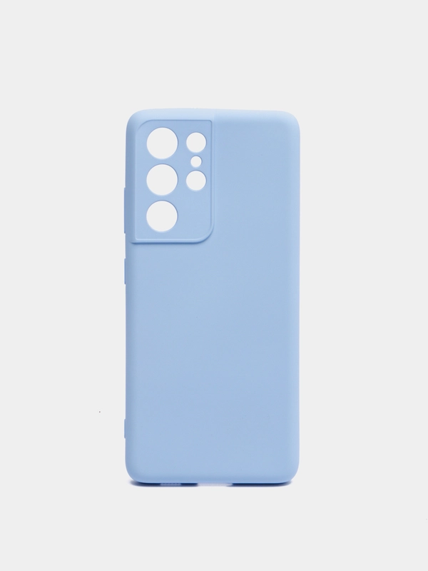 Чехол для Samsung S21 Ultra с защитой камеры и бархатом внутри