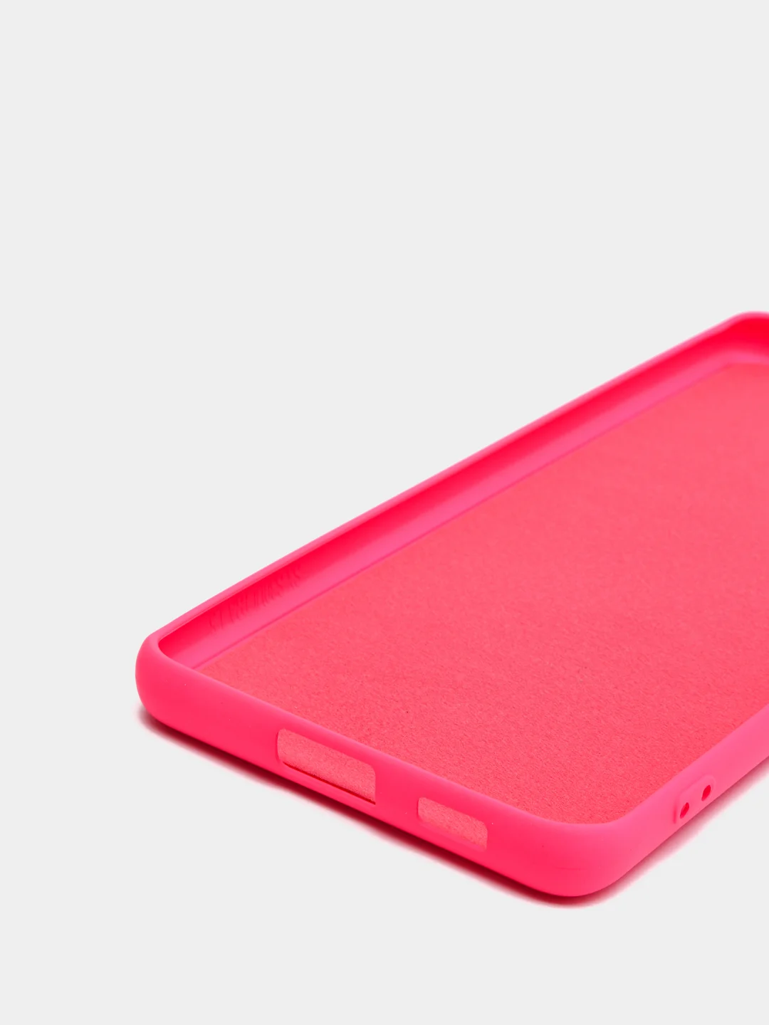 Фуксия чехол для Samsung S21 Ultra с защитой камеры и бархатом внутри