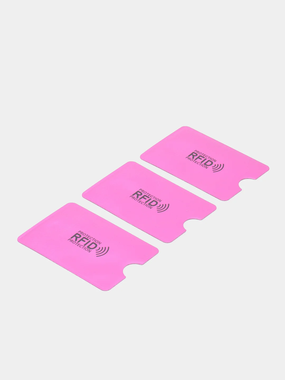 Розовый чехол для банковских карт АнтиВор RFID