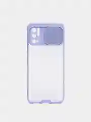 Сиреневый чехол с раздвижным окном для защиты камеры POCO M3 PRO / NOTE 10T