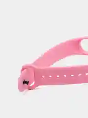 Розовый ремешки для Xiaomi Mi Band 3 и Mi Band 4 силиконовые