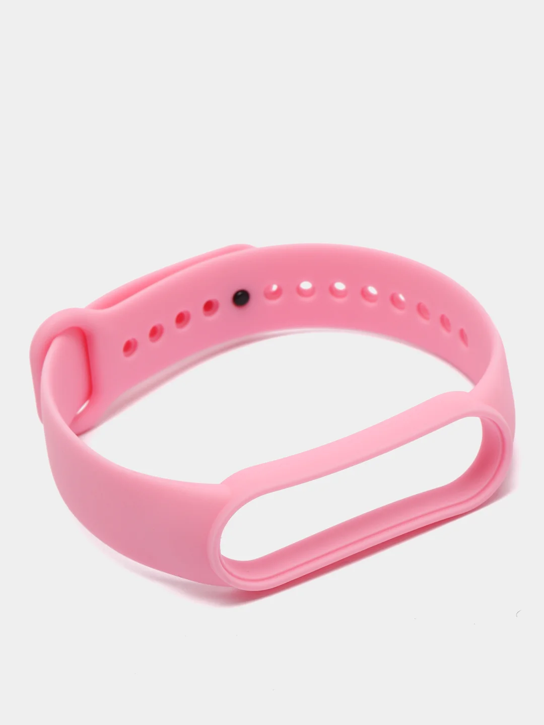 Розовый ремешки для Xiaomi Mi Band 3 и Mi Band 4 силиконовые