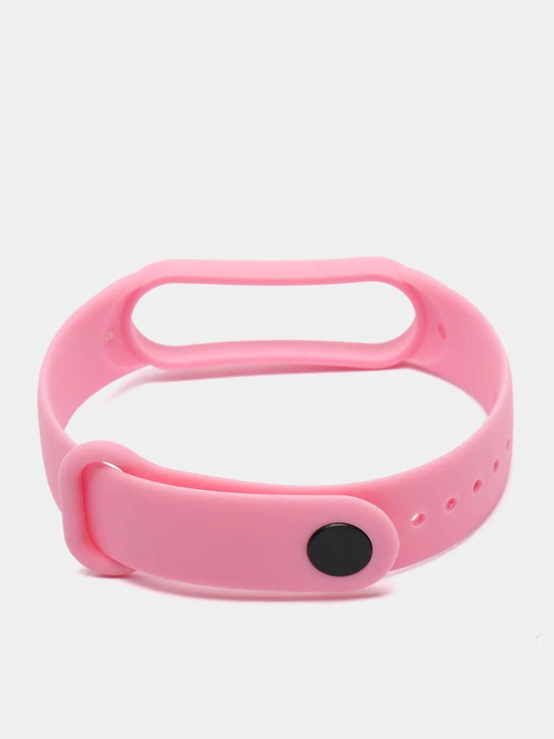 Розовый ремешки для Xiaomi Mi Band 3 и Mi Band 4 силиконовые
