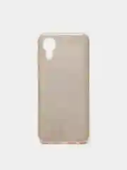 Золотой чехол блестящий Samsung Galaxy A03 Core, накладка с блёстками