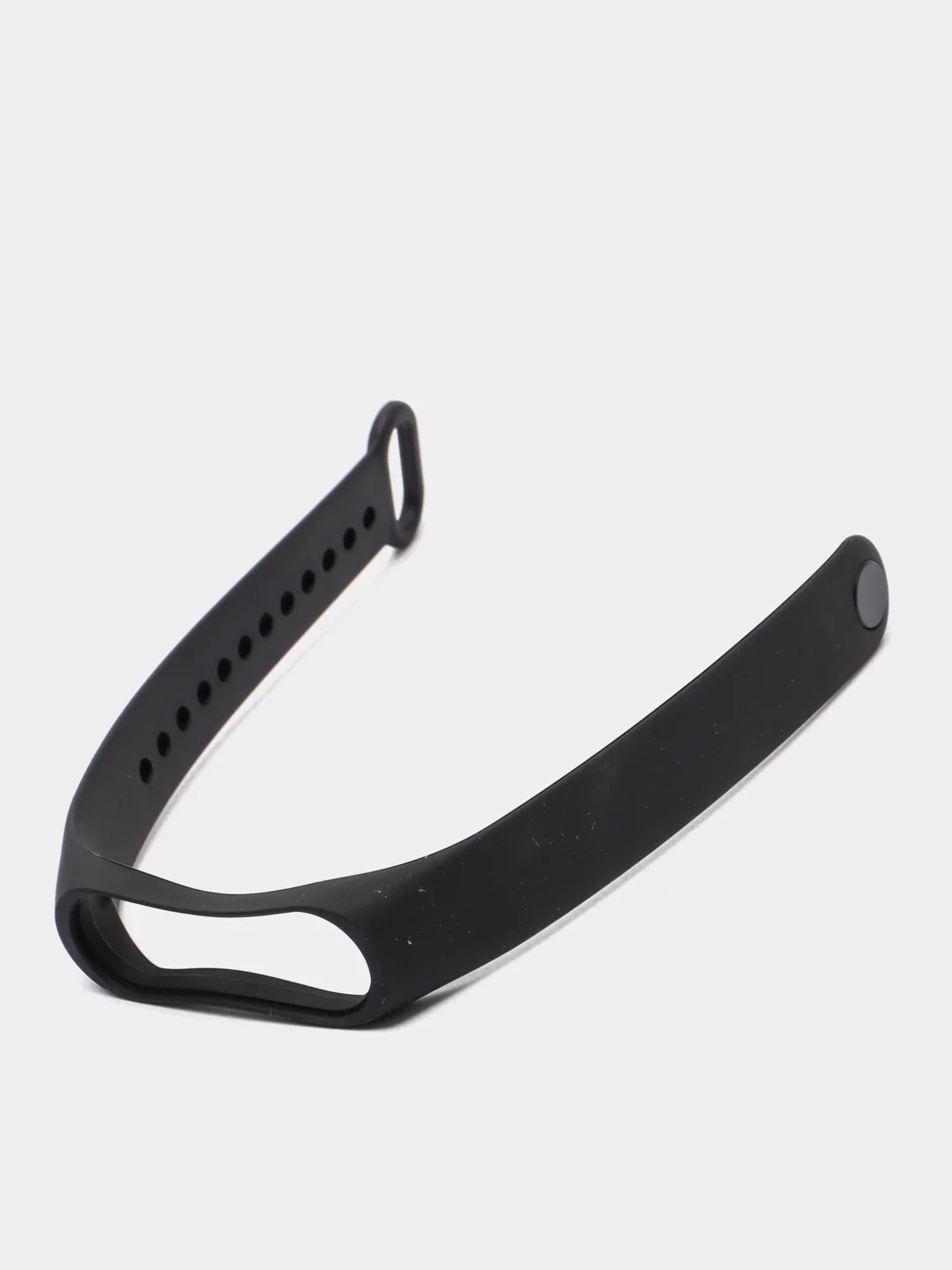 Черный ремешки для Xiaomi Mi Band 3 и Mi Band 4 силиконовые