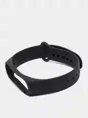Черный ремешки для Xiaomi Mi Band 3 и Mi Band 4 силиконовые