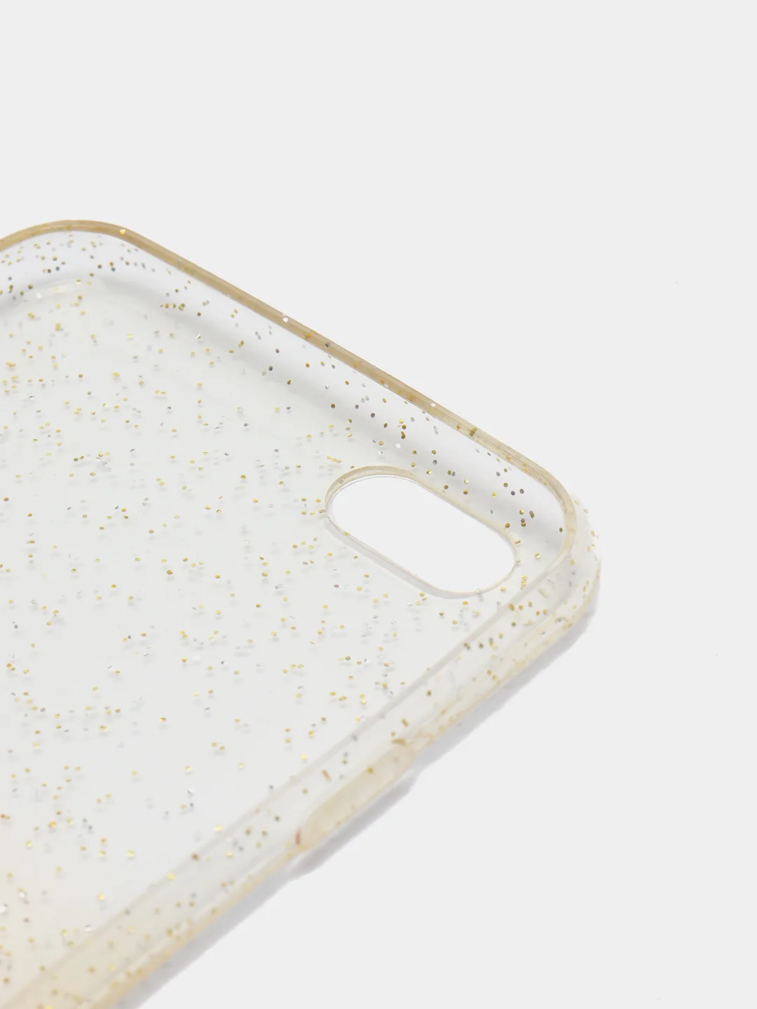Золотой чехол силиконовый прозрачный с градиентным окрасом iPhone 6/6s