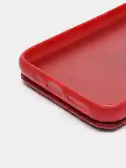 Красный чехол кожаный с карманом под пластиковые карты для iPhone 11 Pro