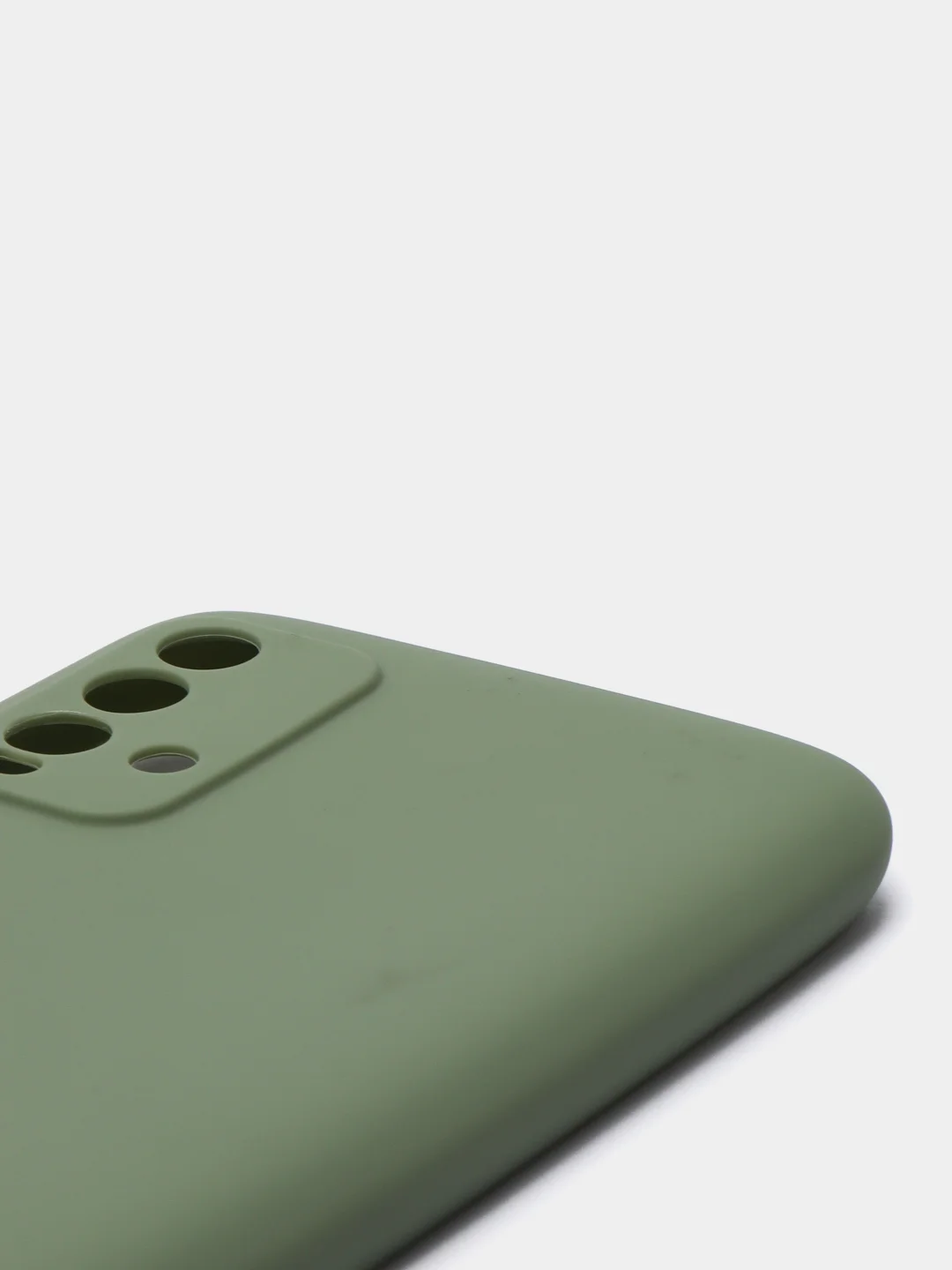 Оливковый чехол для Xiaomi Redmi 9T силиконовый матовый однотонный