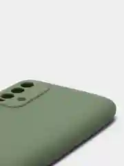 Оливковый чехол для Xiaomi Redmi 9T силиконовый матовый однотонный