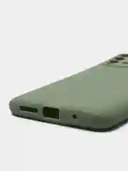 Оливковый чехол для Xiaomi Redmi 9T силиконовый матовый однотонный