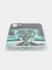 Тёмно-бирюзовый чехол Apple iPhone 11 чехол силиконовый с рисунком