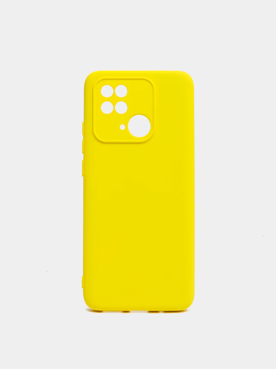 Желтый чехол с защитой камеры и бархатом внутри REDMI 10C / POCO C40