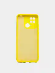 Желтый чехол с защитой камеры и бархатом внутри REDMI 10C / POCO C40